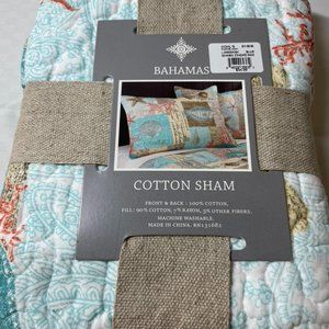 Bahamas Reversible Cotton Quilt or Shams